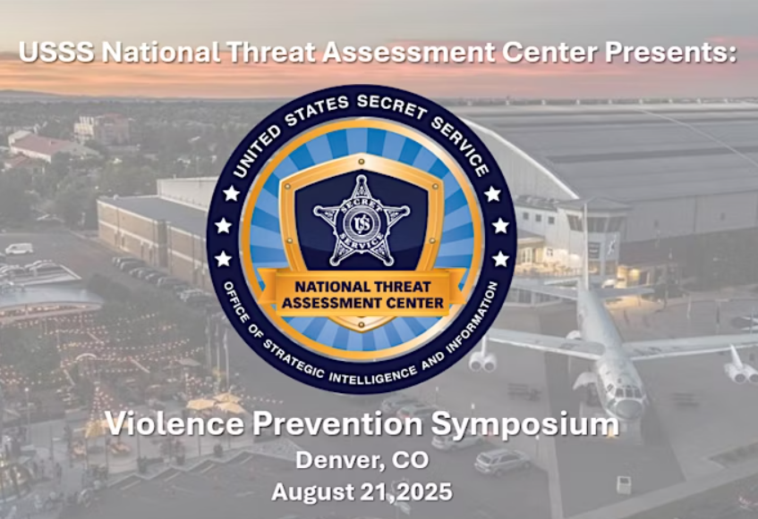 USSS national threat assessment center flyer for violence prevention symposium