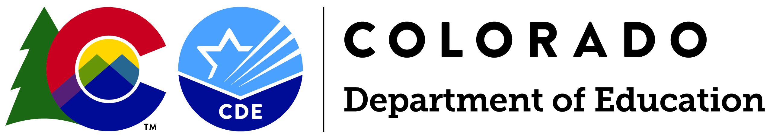 Colorado department of education logo